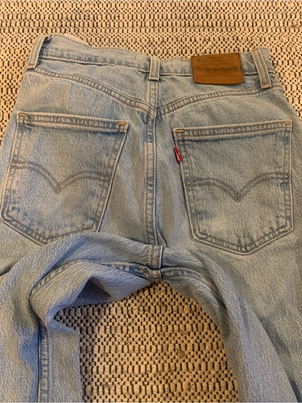 Levi's 70s High Straight Leg High Rise Light Wash Jeans W25 L29 - Picture 11 of 14